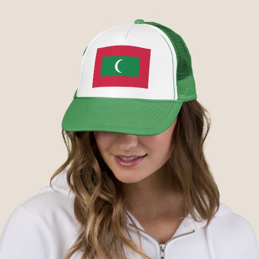 Maldiven vlag trucker pet (In situ)