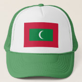 Maldiven vlag trucker pet (Voorkant)