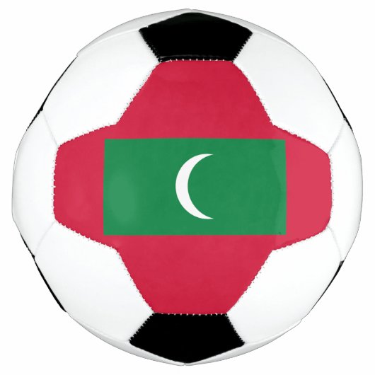 Maldiven vlag voetbal (Voorkant)