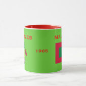 Maldiven* Wapenbekleding en Mok van de vlag (Midden)