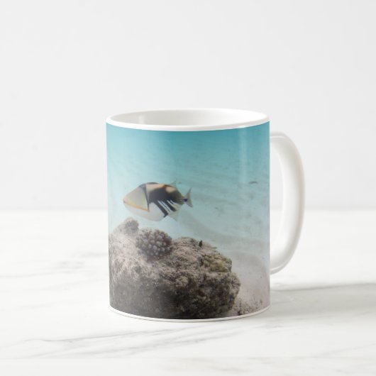 Maldiven White Sand Lagoon Coral Fish Souvenir Koffiemok (Voorkant rechts)
