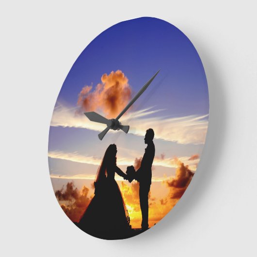 Maldiven zonsondergang grote klok (Hoek)