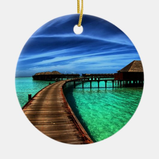 MALDIVES 2 KERAMISCH ORNAMENT (Voorkant)