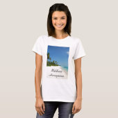 Maldives Honeymoon T-shirt (Voorkant volledig)