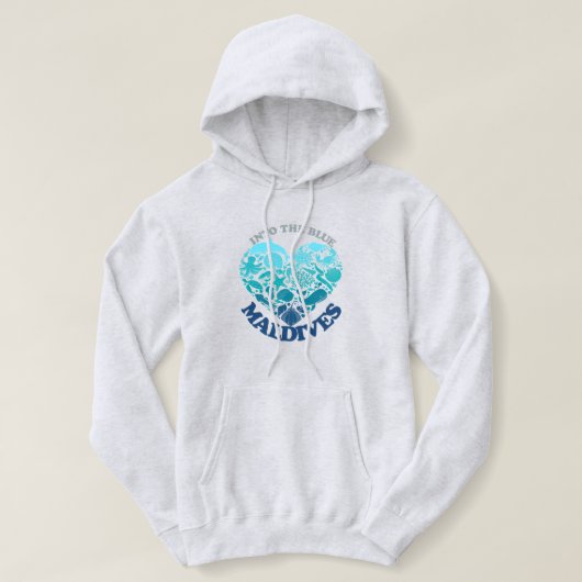 MALDIVES HOODIE (Design voorkant)