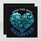 MALDIVES KAART (Voorkant / Achterkant)