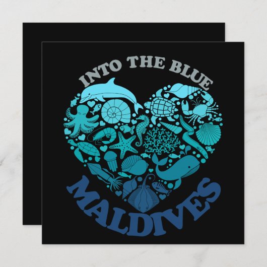 MALDIVES KAART (Voorkant / Achterkant)