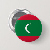maldives - landenvlag ronde button 5,7 cm (Voorkant /achterkant)