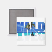 maldives - Malediven Magneet (Voorkant / Achterkant)
