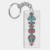 Maldives Skyline Sleutelhanger (Voorkant Links)