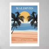 Maldives, Tropical Paradise Poster (Voorkant)