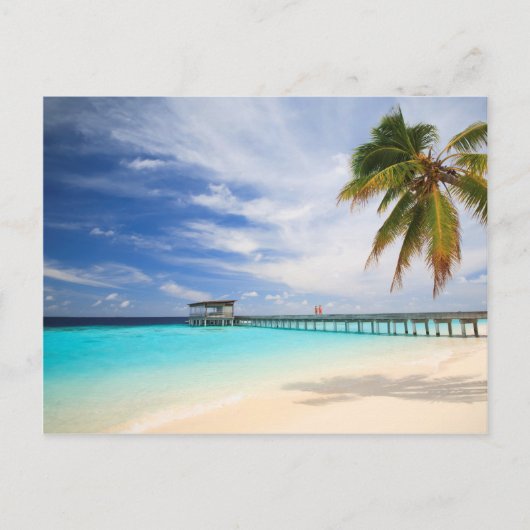 Maldiviaanse ontsnapping briefkaart (Voorkant)