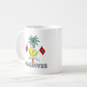 Maldivian Emblem Koffiemok (Voorkant links)