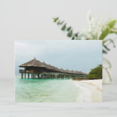 Maldivisch resort (Staand voorkant)