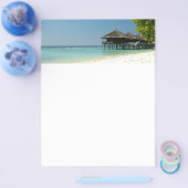 Maldivisch resort flyer (Enkel)