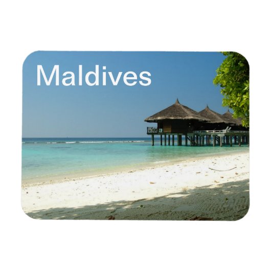 Maldivisch resort magneet (Horizontaal)