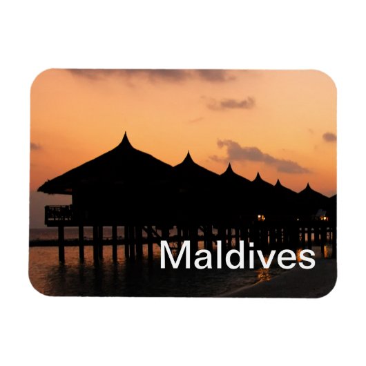 Maldivisch resort magneet (Horizontaal)