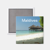Maldivisch resort magneet (Voorkant / Achterkant)