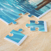 Maldivisch strand legpuzzel (Zijkant)