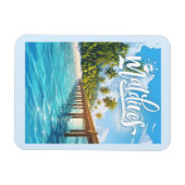 Maldivisch strand magneet (Horizontaal)