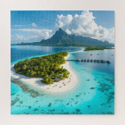 Maldivische eilanden legpuzzel (Verticaal)