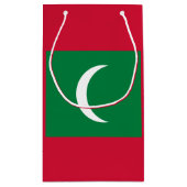 Maldivische vlag klein cadeauzakje (Achterkant)