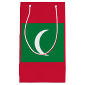 Maldivische vlag klein cadeauzakje (Voorkant)