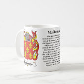 Maldonado Familiecolat van de Wapenindustrie mok (Voorkant links)