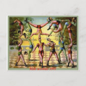Male Acrobat Briefkaart (Voorkant)