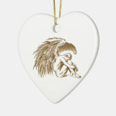 MALE ANGEL KERAMISCH ORNAMENT (Links)