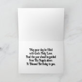 Male Angel Verjaardag Wenskaart Kaart (Binnen)