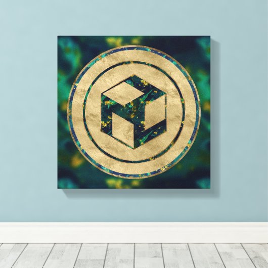 Male Antahkarana - Yang Antahkarana Canvas Afdruk (Insitu (Houten vloer))