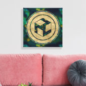 Male Antahkarana - Yang Antahkarana Canvas Afdruk (Insitu (Woonkamer))