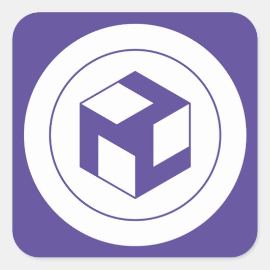 Male Antahkarana - Yang Antahkarana Vierkante Sticker (Voorkant)