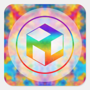 Male Antahkarana - Yang Antahkarana Vierkante Sticker