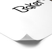 Male Baker Poster (Hoek)