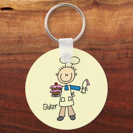 Male Baker Sleutelhanger (Voorkant)