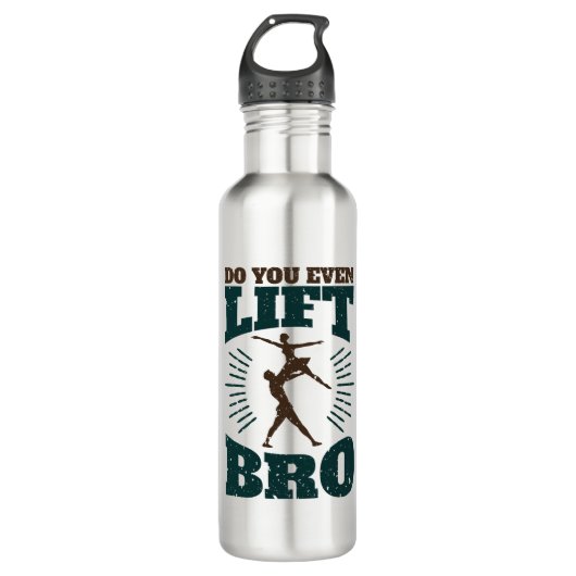 Male Ballet Dancer... doe je zelfs lift Bro. Waterfles (Voorkant)