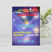 MALE BIRTHDAY KAART (Staand voorkant)