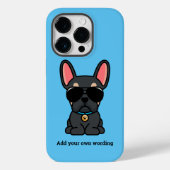 Male Black Tan French Bulldog Case-Mate iPhone Case (Achterkant)