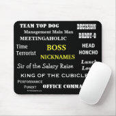 MALE BOSS Nicknames | Ruwe Funny Job Titles Joke Muismat (Met muis)