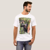 Male Buff kekte gibbon T-shirt (Voorkant volledig)