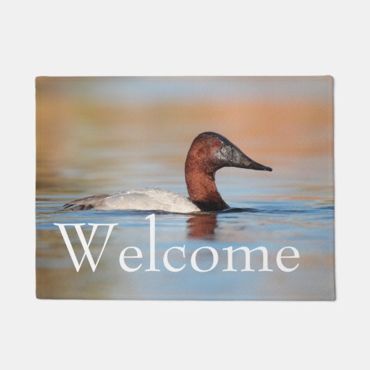 Male Canvasback Duck Deurmat (Voorkant)
