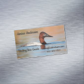 Male Canvasback Duck Magnetisch Visitekaartje (Voorbeeld)