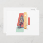 MALE CYCLIST BRIEFKAART (Voorkant / Achterkant)