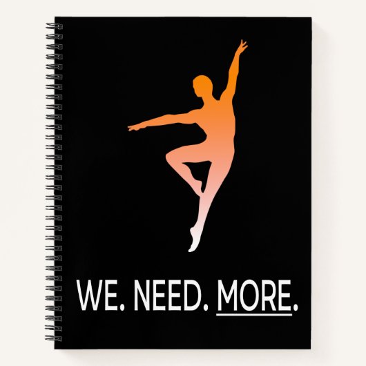Male Dancer Awareness I Personalized Notitieboek (Voorkant)