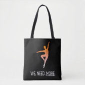 Male Dancer Awareness I Personalized Tote Bag (Voorkant)