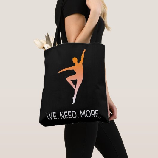 Male Dancer Awareness I Personalized Tote Bag (Dichtbij)