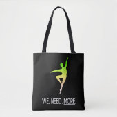 Male Dancer Awareness II Personalized Tote Bag (Voorkant)