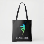 Male Dancer Awareness III Personalized Tote Bag (Voorkant)